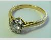 18ct Solitaire Diamond Ring 0.4-0.5ct